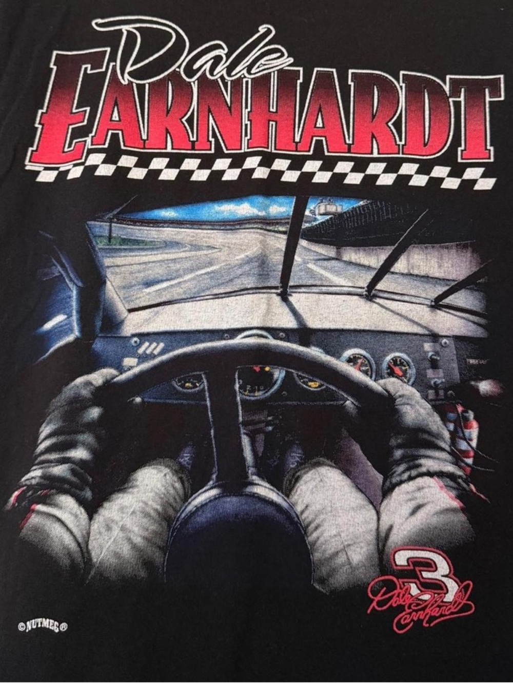 Vintage 90s Dale Earnhardt NASCAR racing t-shirt size medium